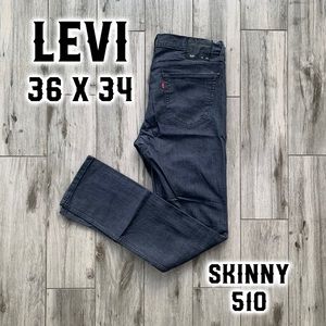 LEVI 36 x 34 Skinny 510